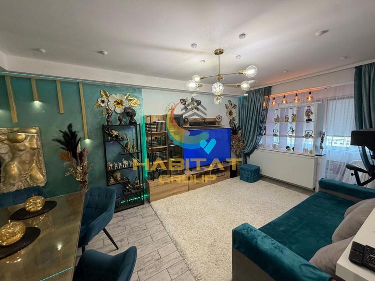 Apartament cu 2 camere decomandat, mobilat în Sălăjan