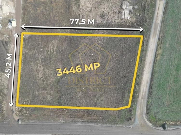 Teren de 3446 mp, în Săcălaz