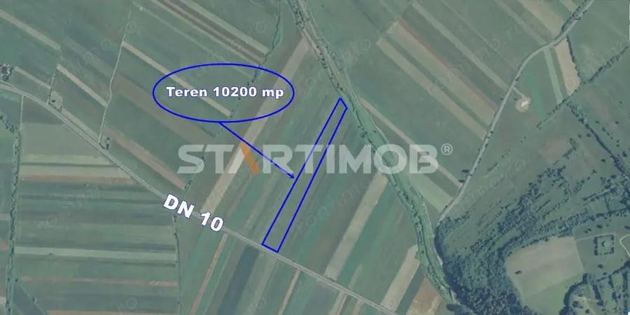 Teren de 10200 mp, în Teliu