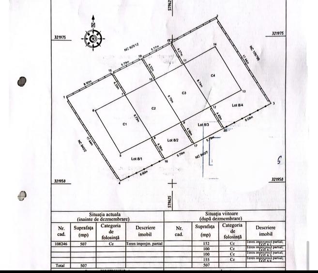 Duplex cu 4 camere cu Canalizare în Central