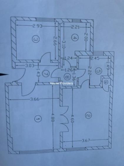 Apartament cu 3 camere, mobilat în Unirii