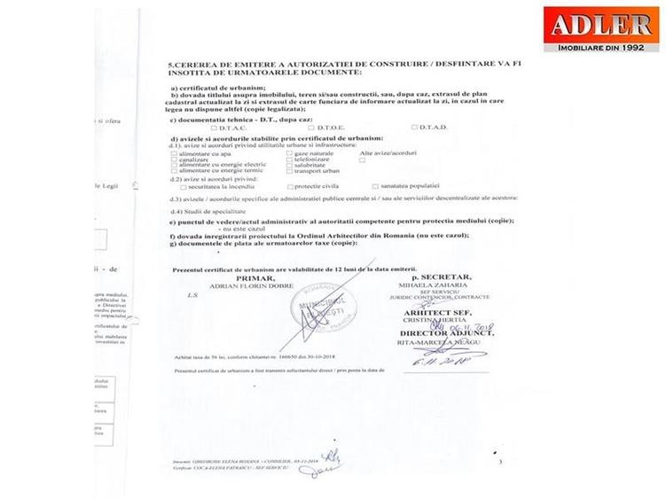 Teren Construcții intravilan de 10000 mp, în Exterior Vest