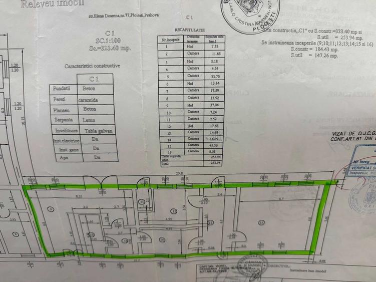 Spațiu comercial, de 184 mp, în Central