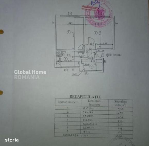 Apartament cu 2 camere decomandat în Cantemir