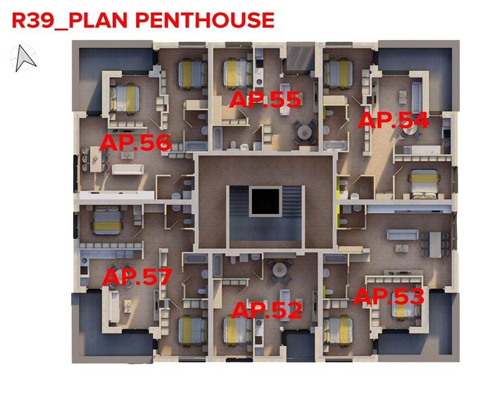 Deasupra orașului: Penthouse-ul tău în ARED City, zona IMAR - 10