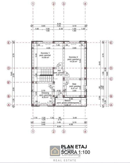 Casă cu 5 camere cu Teren 470 Mp în Popricani
