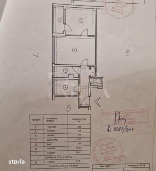 Apartament cu 2 camere semidecomandat, mobilat în Timpuri Noi