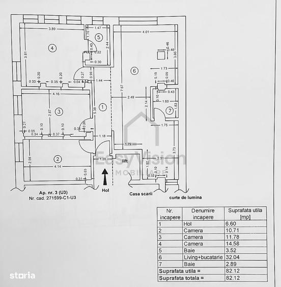 Apartament cu 4 camere în Sisești