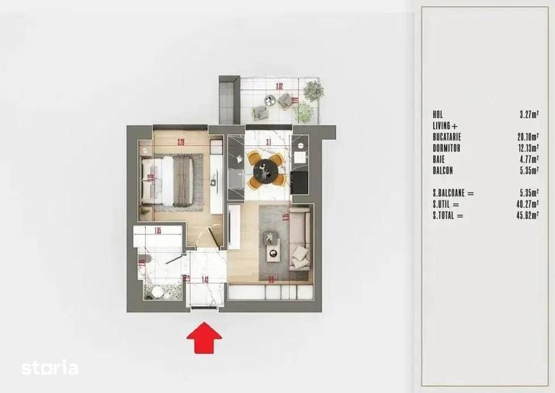 2 Camere Izolat Fonic | Apartament Nou Sector 3 Pallady - 7