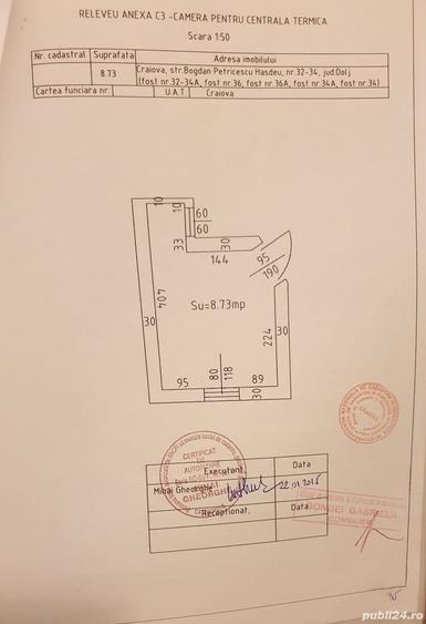 Casă cu 2 camere cu Teren 444 Mp în Central