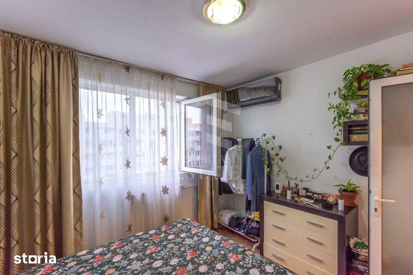Apartament cu 2 camere decomandat, mobilat în Tei