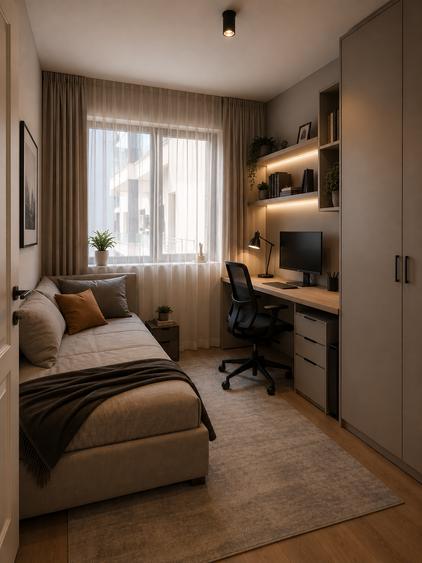 🔝 Penthouse finalizat 🌇Dezvoltator 0% comision-4 camere 🚇 Metrou Mihai Bravu - 22