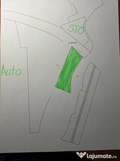 Teren de 2500 mp, în Independenței