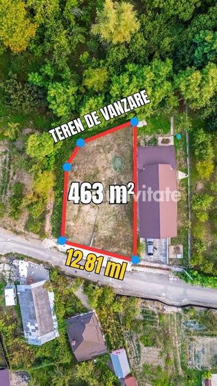 Teren Construcții intravilan de 463 mp, în Ștefănești