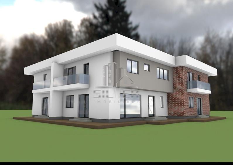 Duplex cu 4 camere cu Canalizare în Florești