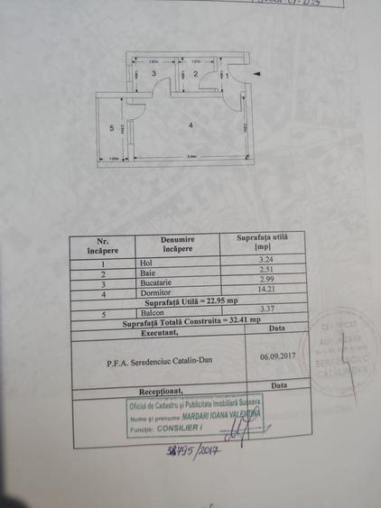 Garsonieră semidecomandată în Central