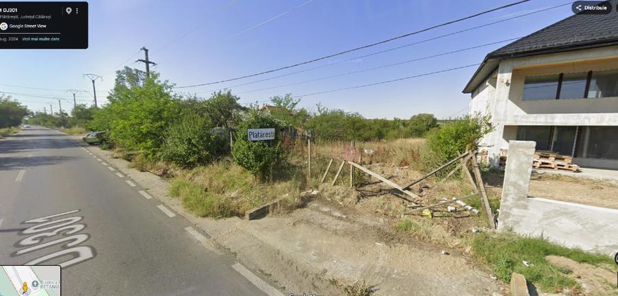 Teren Construcții intravilan de 1200 mp, în Plătărești