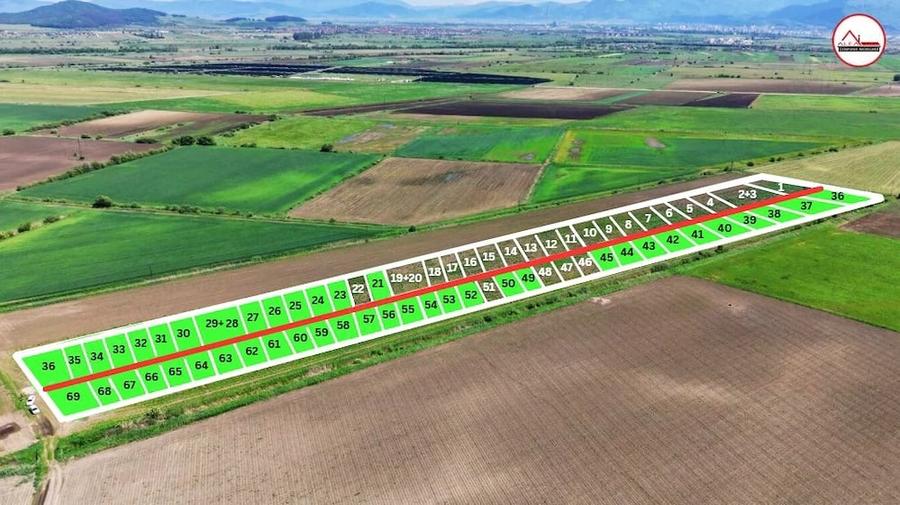 Teren de 500 mp, în Stupini