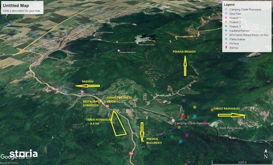 Teren de 93500 mp, în Cheia