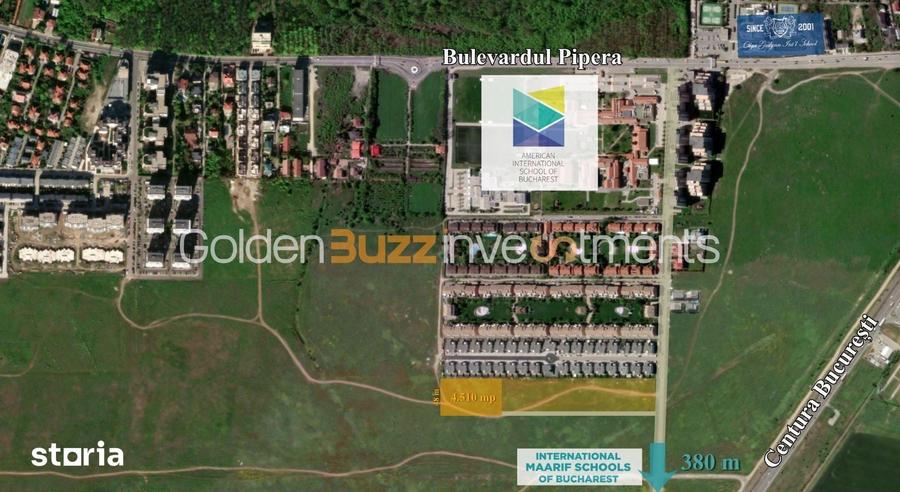 Teren de vanzare Pipera, zona ?colii Americane | 4.510 mp - 4