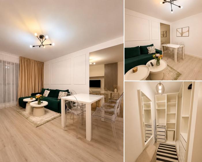 Apartament cu 2 camere decomandat, mobilat în Pipera