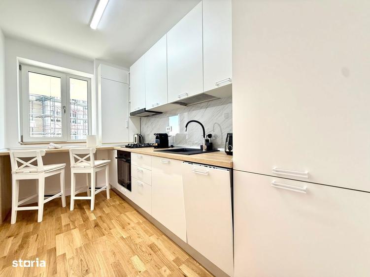 Apartament cu 2 camere, mobilat în Central