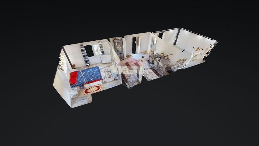 Casă individuală cu 2 camere cu Teren 756 Mp în Teliu