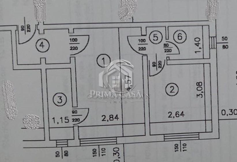 Apartament cu 2 camere semidecomandat în Unirii Sud