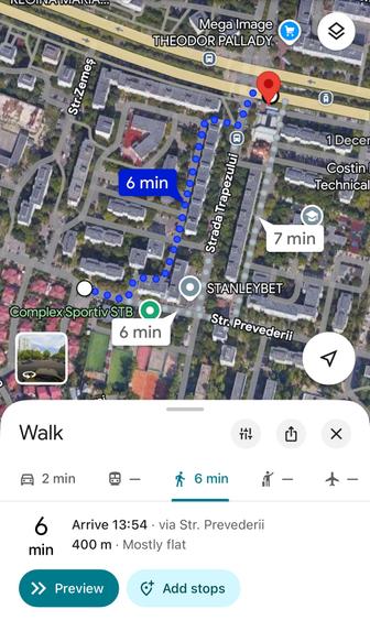 Apartament cu 3 camere decomandat în Titan