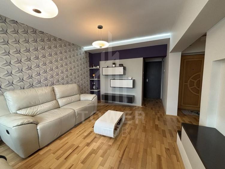 Apartament cu 3 camere decomandat, mobilat în Cedonia