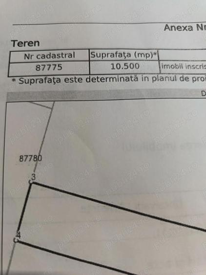 Teren de 2 mp, în Muchea