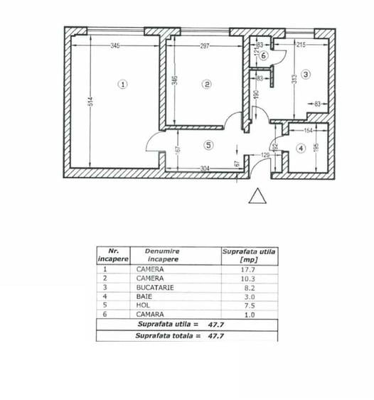 Apartament cu 2 camere decomandat în Drumul Taberei
