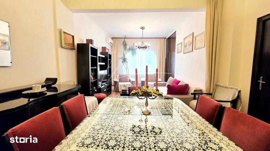 Apartament cu 2 camere decomandat, mobilat în Cișmigiu