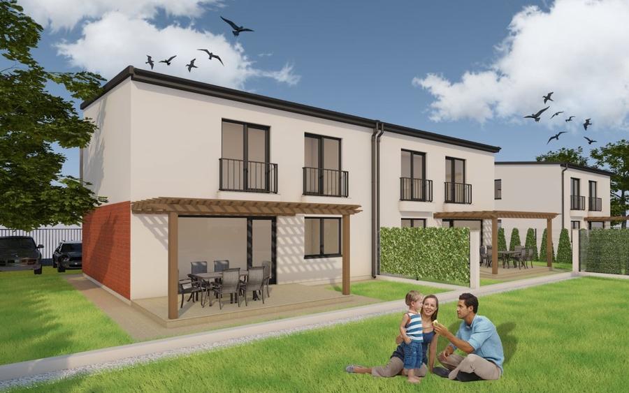 Casă individuală cu 4 camere cu Teren 345 Mp în Tunari