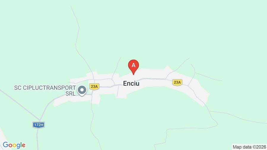 Casă individuală cu 2 camere cu Teren 500 Mp în Enciu