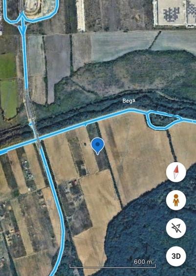 Teren Construcții intravilan de 608 mp, în Ghiroda