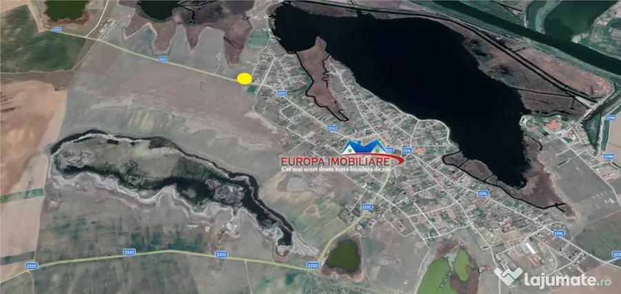 Teren de 2500 mp, în Murighiol