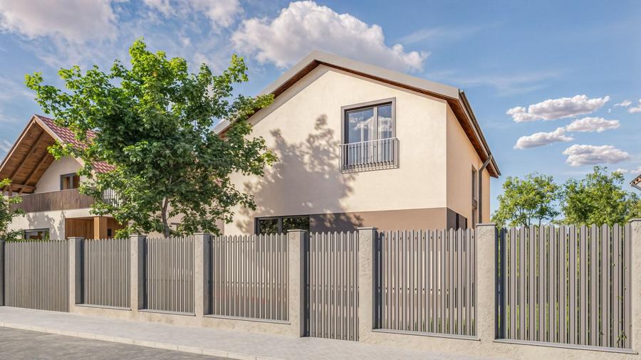 Casă individuală cu 4 camere cu Canalizare în Sânpetru