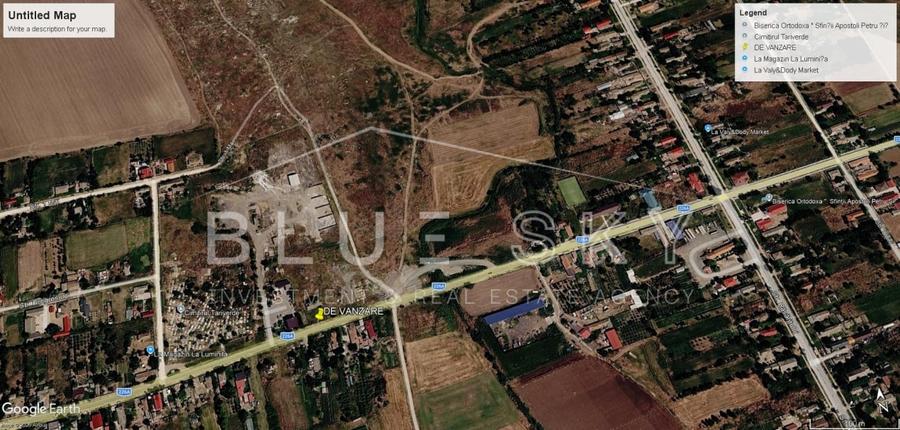 Teren Construcții intravilan de 8008 mp, în Tariverde