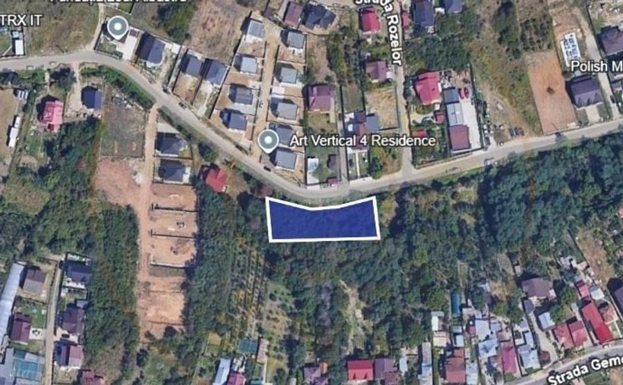 Teren Construcții intravilan de 1299 mp, în Geamăna