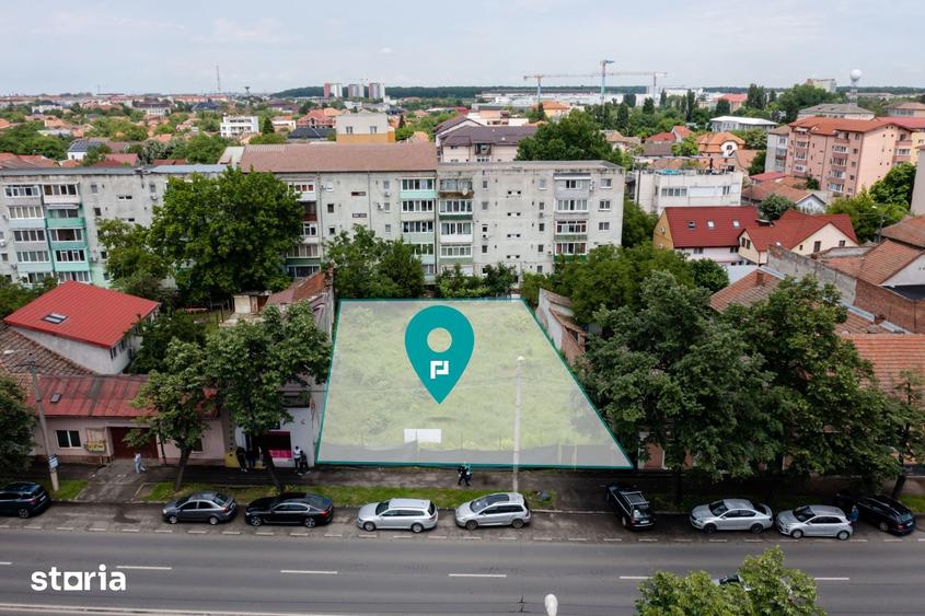 Teren de 989 mp, în Dorobanților