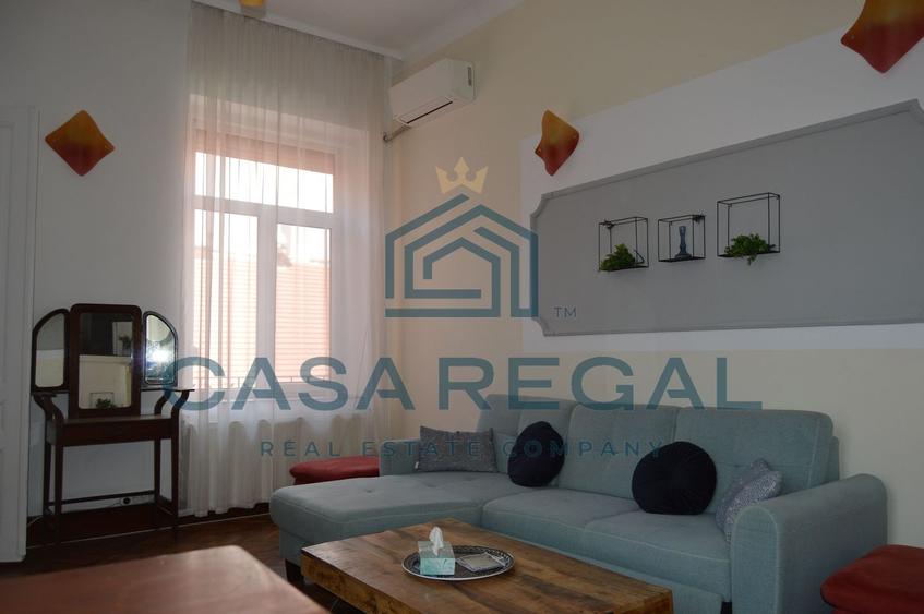 Apartament cu 3 camere semidecomandat, mobilat în Ultracentral