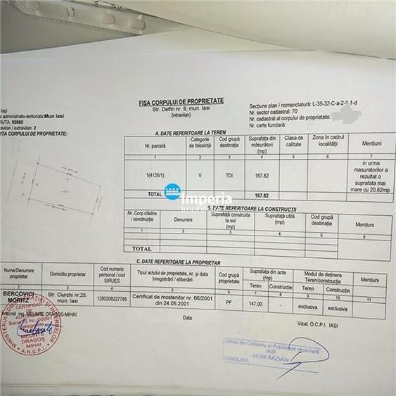 Casă individuală cu 2 camere cu Canalizare în Tudor Vladimirescu