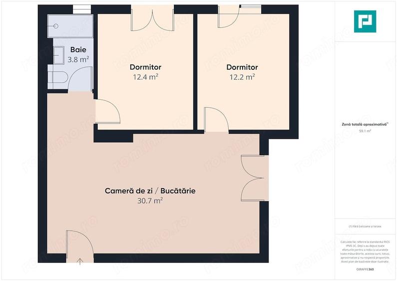 Apartament 3 camere | Gradina 70 mp | Torontalului - 10