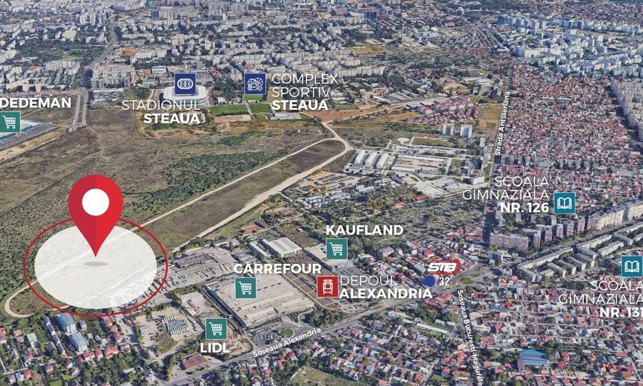 Teren Construcții intravilan de 6226 mp, în Alexandriei