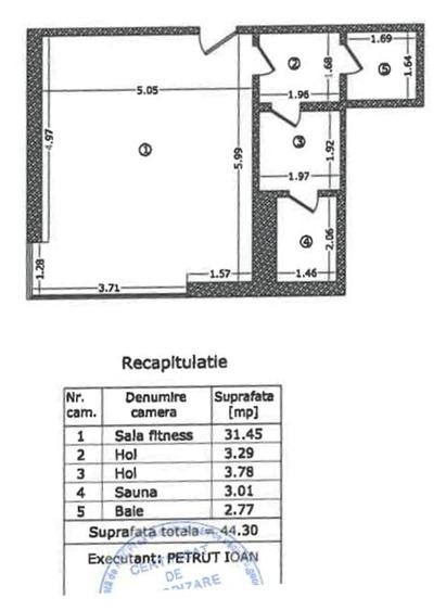Birou, de 44.299999237061 mp, în Băneasa