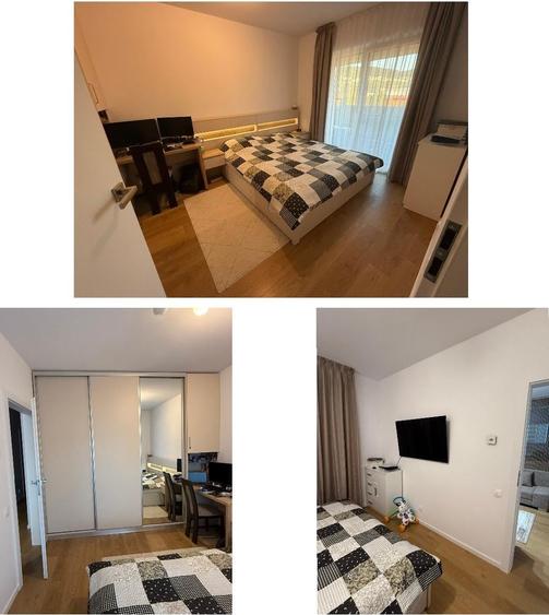 Apartament cu 3 camere semidecomandat, mobilat în Florești
