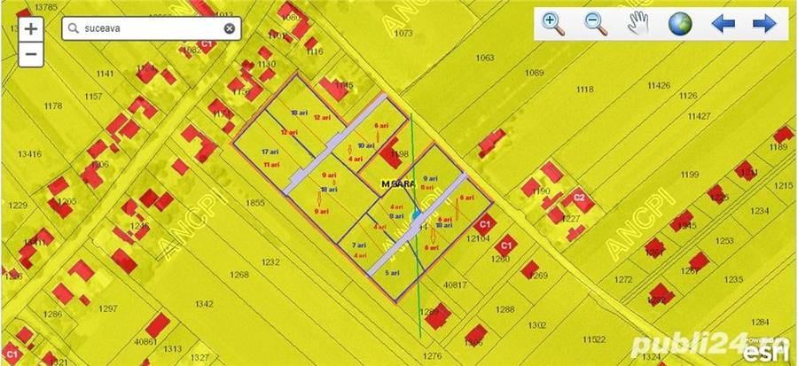 Teren de 12300 mp, în Moara
