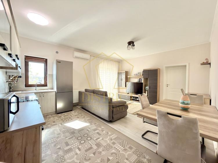 Apartament cu 2 camere semidecomandat, mobilat în Giroc