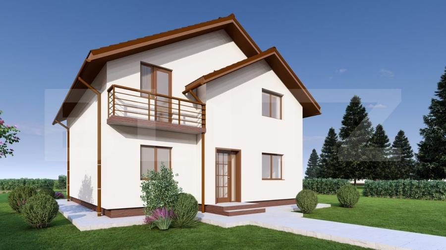 Casă individuală cu 6 camere cu Canalizare în Hlincea